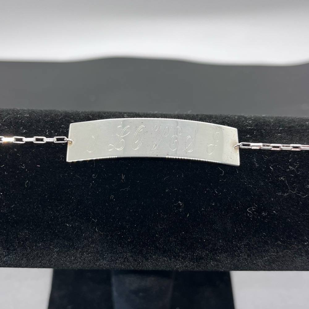 Sterling Silver “ID” Bracelet